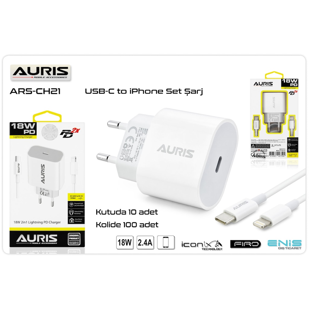 AURİS CH21 USB-C PD KAFA 18W