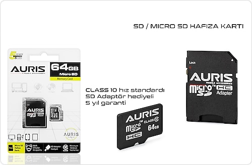 AURİS 64GB HAFIZA KARTI