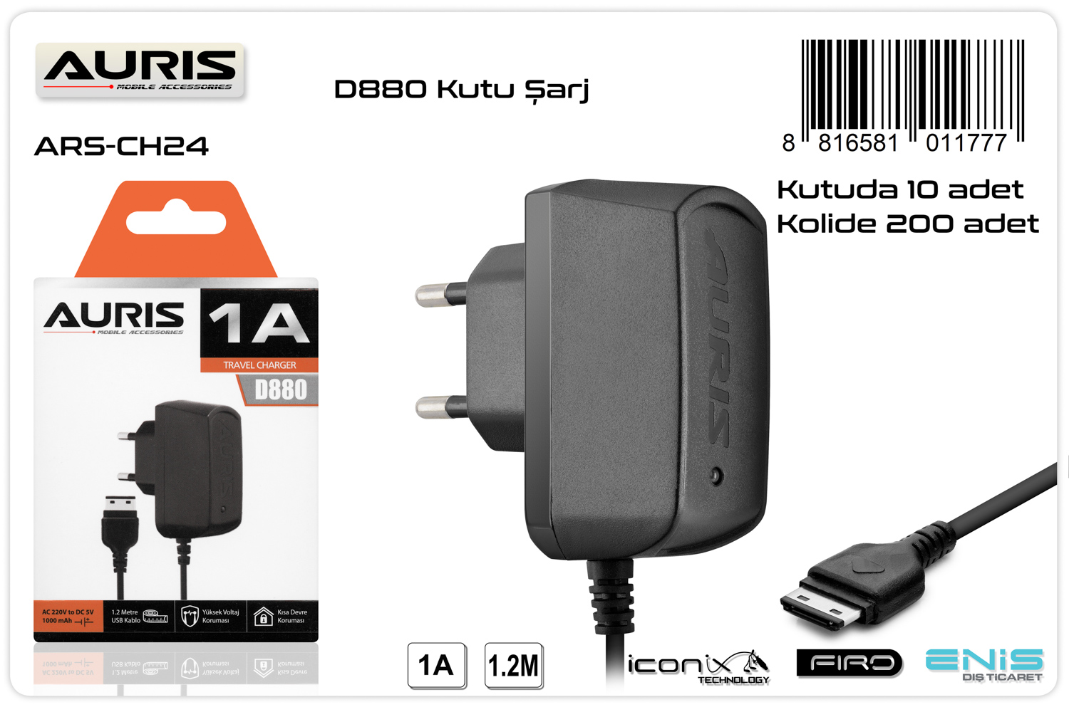 AURİS CH24 D880 ŞARJ