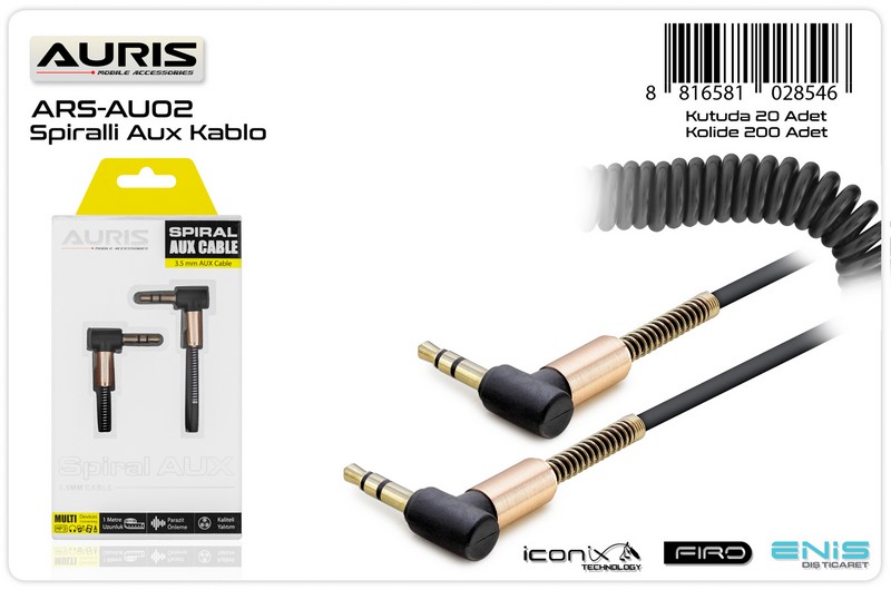 ARS-AU02 AUX SPİRELLİ