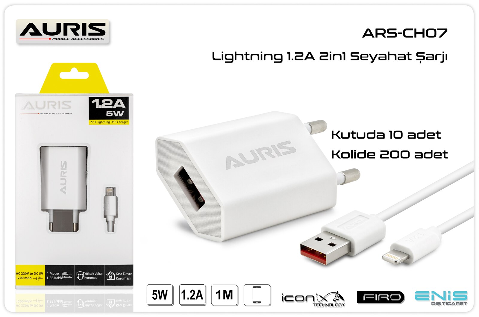 AURİS CH07 LİGHTİNİNG SET 1A 