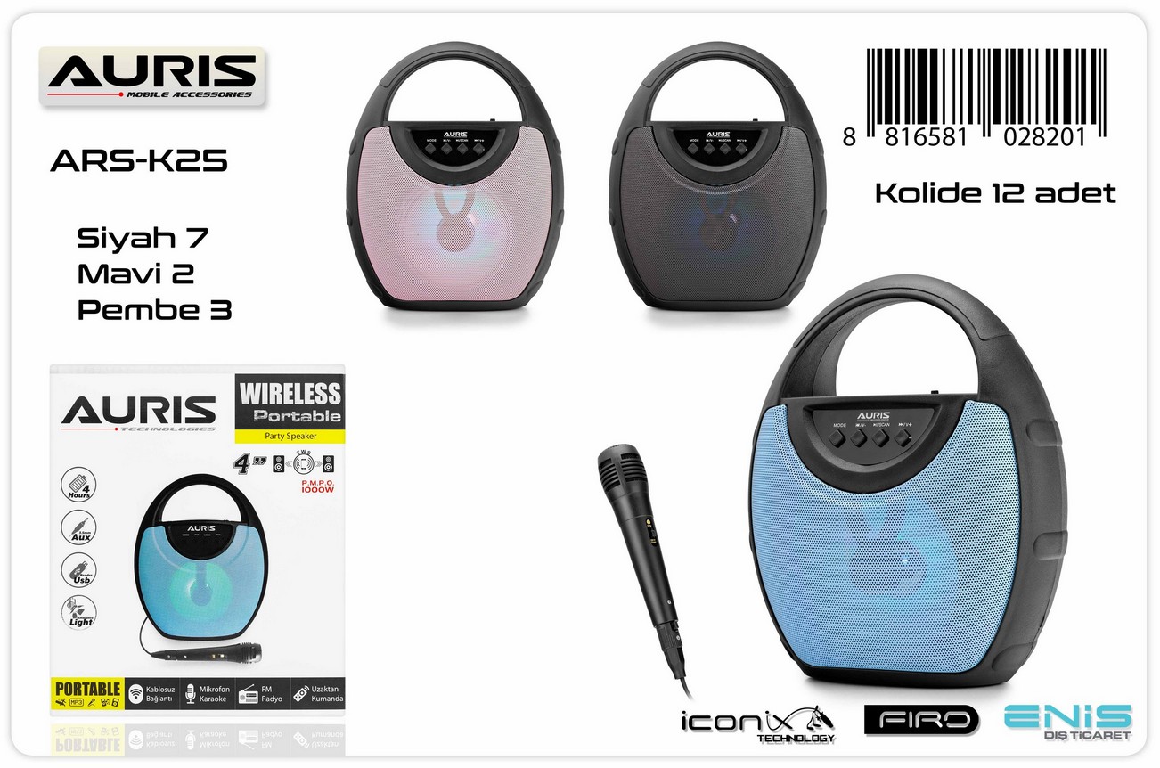 AURİS K25 4 İNC SPEAKER