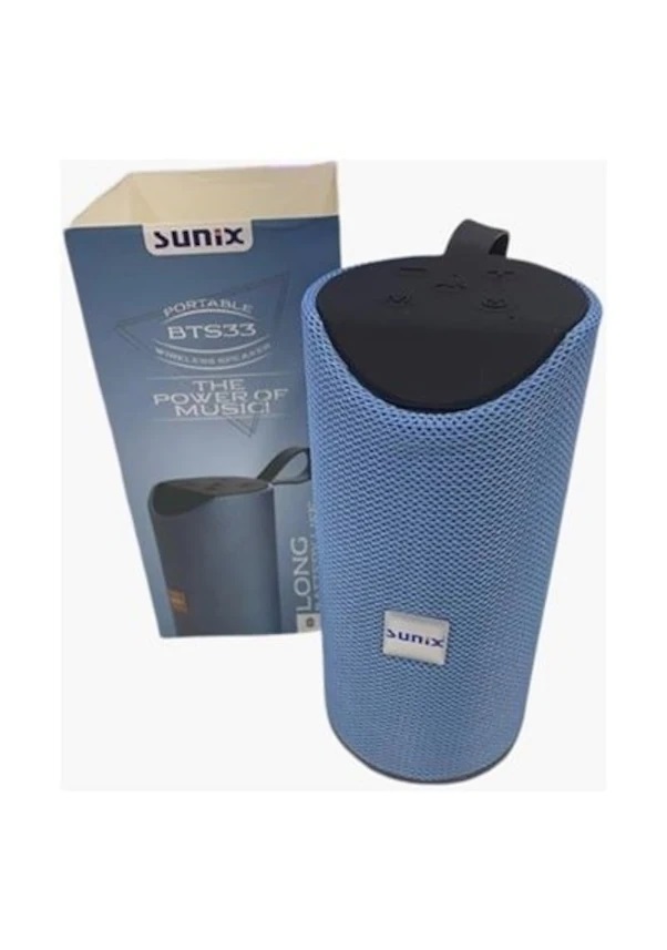 Sunix Bts-33 Taşınabilir Bluetooth Hoparlör