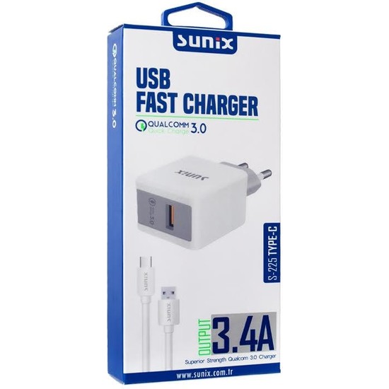 SUNİX S225 TYPE-C 3.4 FAST ŞARJ