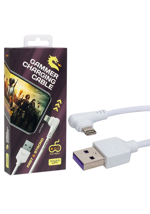 POWERWAY GM3 LİGHTNİNG USB KABLO